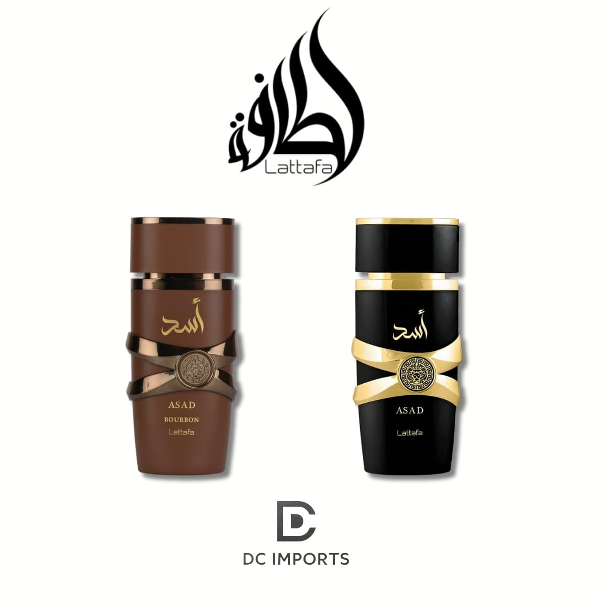 Combo Lattafa Asad + Asad Bourbon